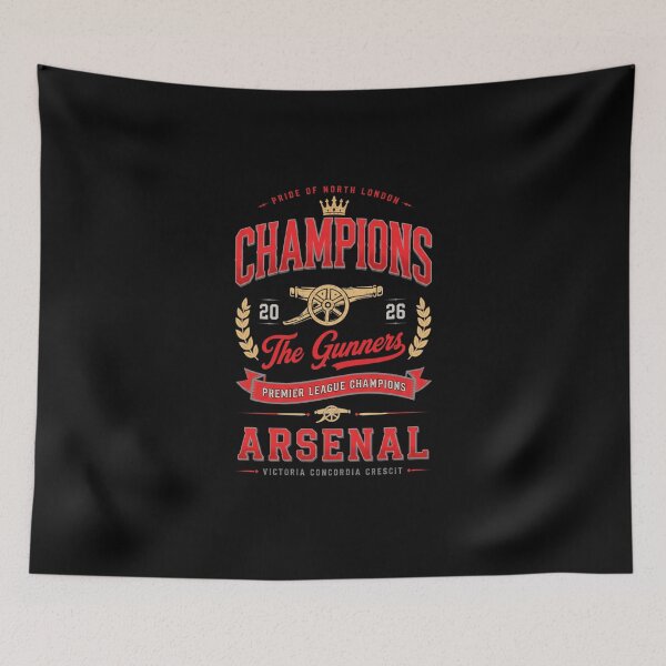 Aperçu de l'œuvre Arsenal - Finale d'Arsenal 2026, Ligue des champions de Budapest, Football du nord de Londres, Champions de Premier League d'Arsenal créée et vendue par FreshHub9.