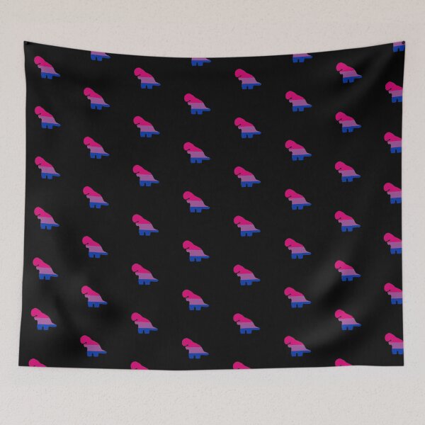 Item preview, bisexual Dino nuggie t-rex designed and sold by Meowmeow996.