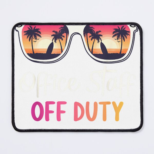 Item preview, Office Staff Off Duty Summer Vacation Last Day of School T-Shirt designed and sold by RKdrawings.