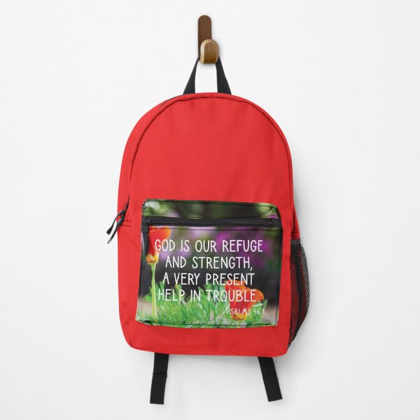 Item preview, Psalms 46 1 God Is Our Refuge In Trouble designed and sold by InsprtnlArtbyDP.