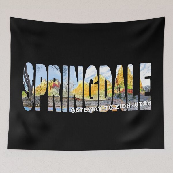 Item preview, SPRINGDALE Gateway to Zion Utah - Morning Light on Watchman Mountain designed and sold by Adam Gormley.
