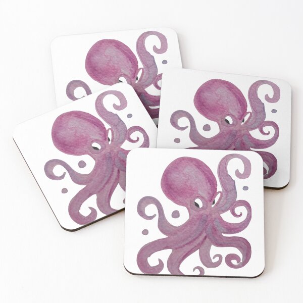 Item preview, Watercolor octopus designed and sold by WaterWhisker.