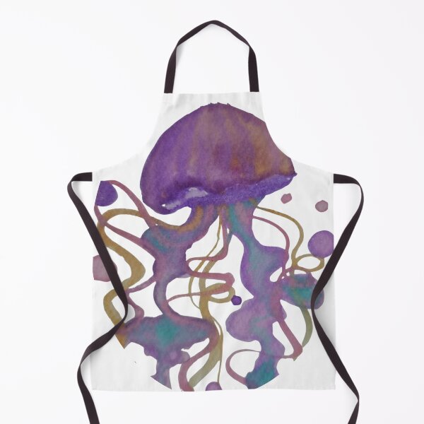 Item preview, Purple watercolor jellyfish designed and sold by WaterWhisker.