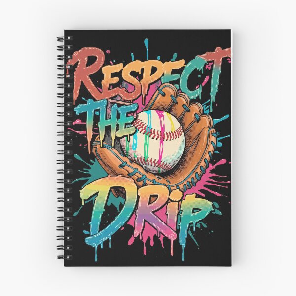 Item preview, Respect The Drip Colorful Baseball Glove Paint Splatter designed and sold by Vermanartist.