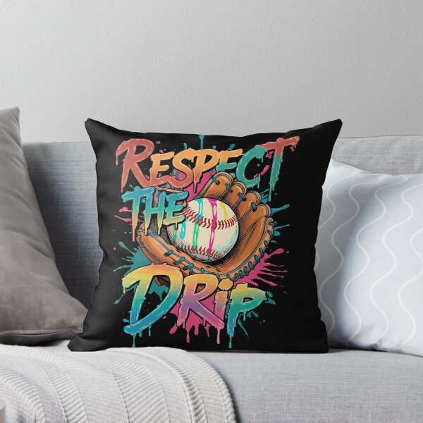 Item preview, Respect The Drip Colorful Baseball Glove Paint Splatter designed and sold by Vermanartist.