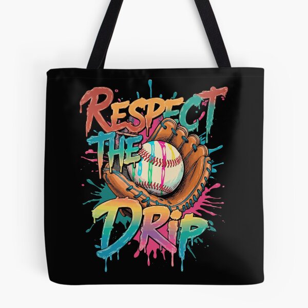 Item preview, Respect The Drip Colorful Baseball Glove Paint Splatter designed and sold by Vermanartist.