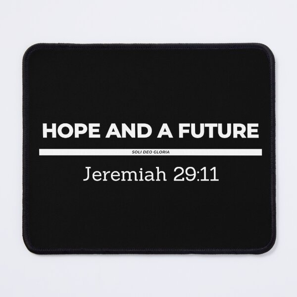 Item preview, Hope and a Future Jeremiah 29:11 Bible Verse Christian Design designed and sold by Ken Chung.