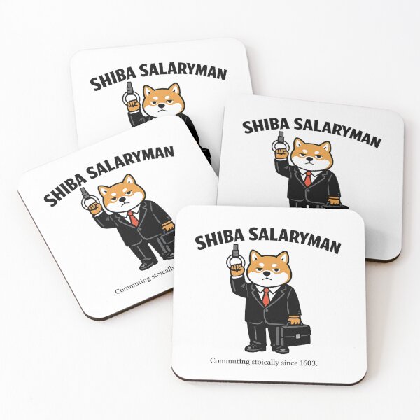 Item preview, SHIBA SALARYMAN — Stoic Commuter Since 1603 designed and sold by maaameee.
