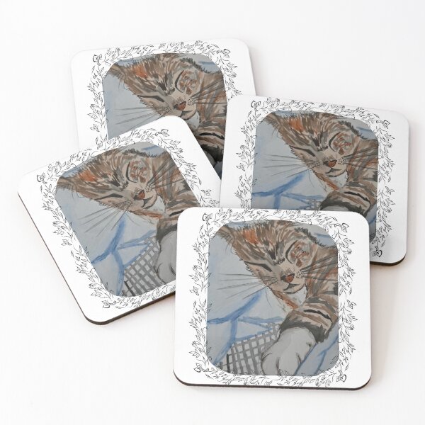 Item preview, Sleeping cat designed and sold by WaterWhisker.