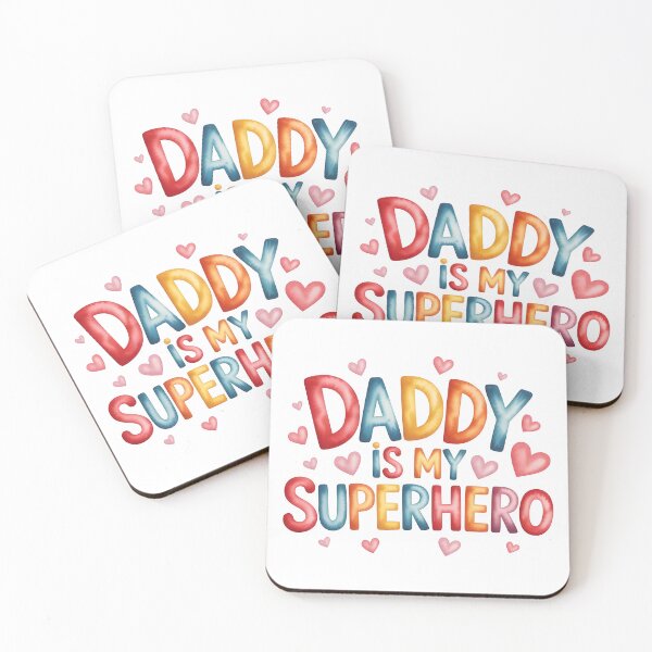 Item preview, Daddy is my superhero designed and sold by nimmitrends.