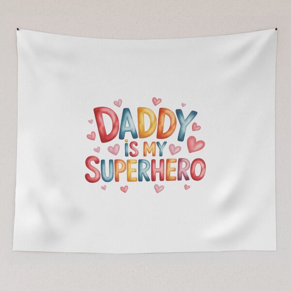 Item preview, Daddy is my superhero designed and sold by nimmitrends.