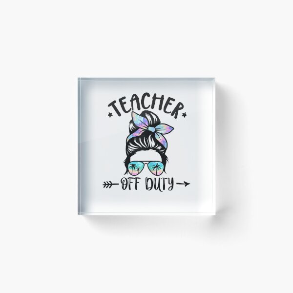 Item preview, Funny Summer End Of School Year - Teacher Off Duty T-Shirt designed and sold by kevincuellar.