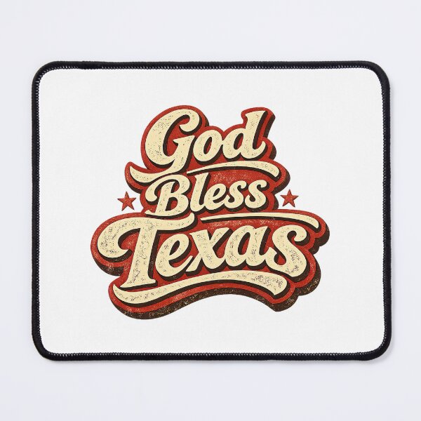 Item preview, God Bless Texas, Retro Vintage designed and sold by graphic-genie.