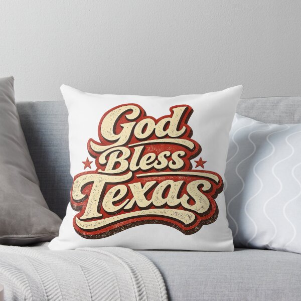 Item preview, God Bless Texas, Retro Vintage designed and sold by graphic-genie.