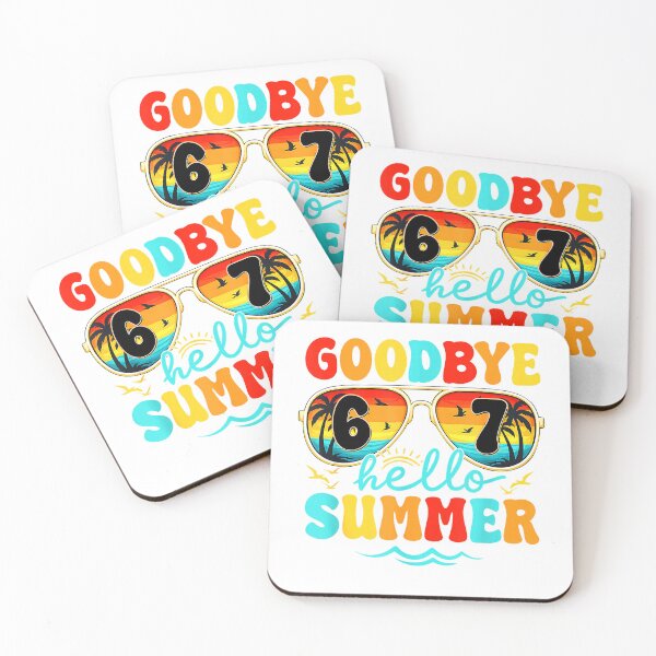 Item preview, Goodbye 6 7 Hello Summer Last Day of School Teacher Student T-Shirt designed and sold by kevincuellar.