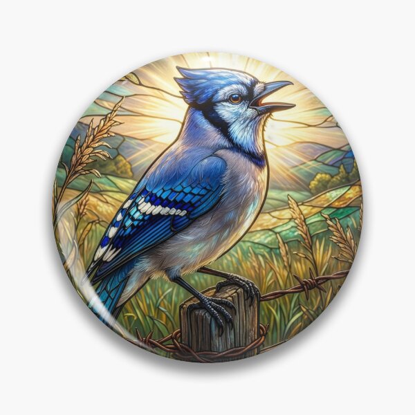 Item preview, Art Nouveau Blue Jay designed and sold by Tridentulus.