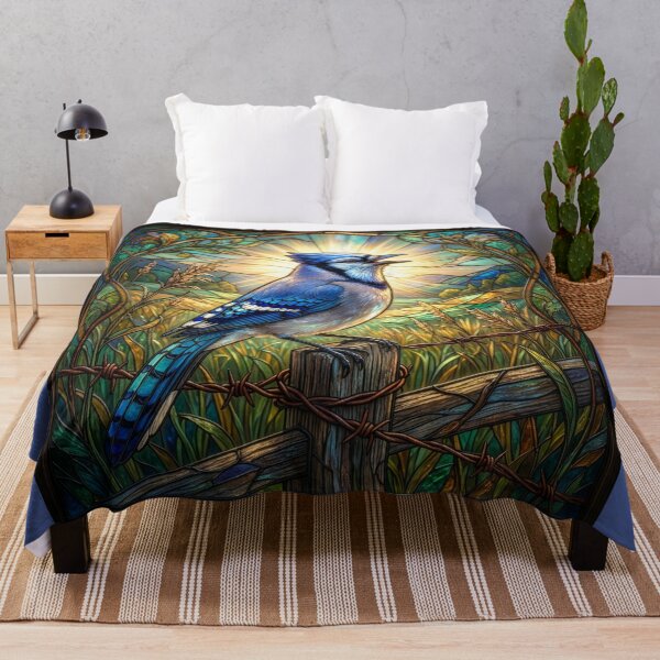 Item preview, Art Nouveau Blue Jay designed and sold by Tridentulus.