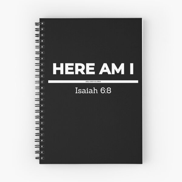 Item preview, Here Am I Isaiah 6:8 Bible Verse Christian Design designed and sold by Ken Chung.