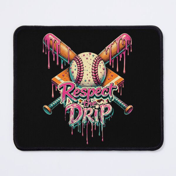Item preview, Respect The Drip Melting Baseball Bats And Ball Art designed and sold by Vermanartist.
