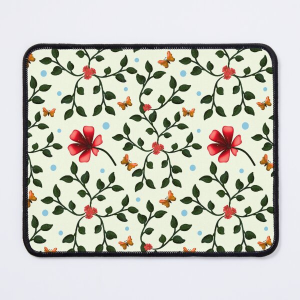 Item preview, Whimsical Folk Floral Butterfly Pattern designed and sold by HopeAndHustle.