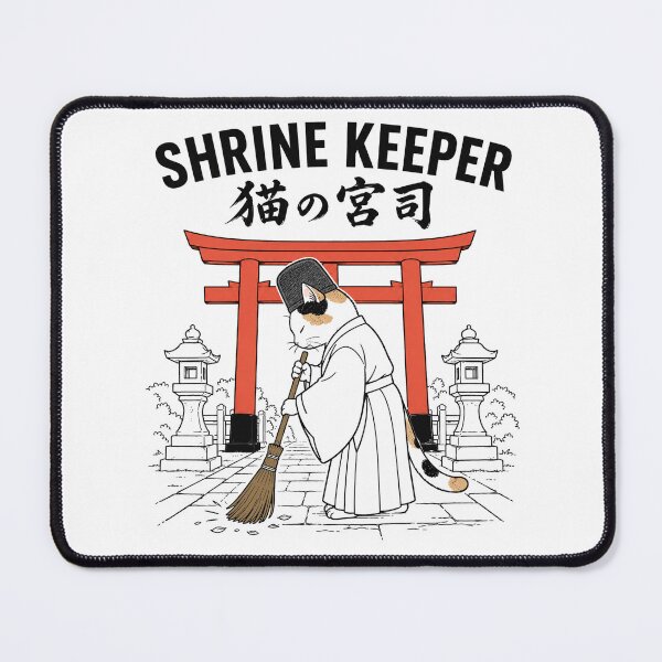 Item preview, SHRINE KEEPER — Calico Cat Shrine Priest of Japan designed and sold by maaameee.