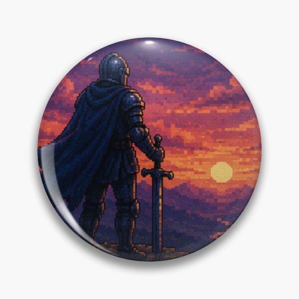 Item preview, Journey Ahead - Pixel Knight And Fantasy Landscape designed and sold by Nol1ytv.