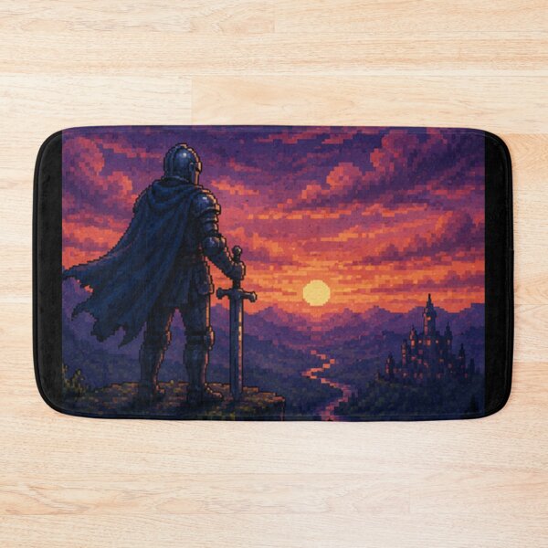 Item preview, Journey Ahead - Pixel Knight And Fantasy Landscape designed and sold by Nol1ytv.