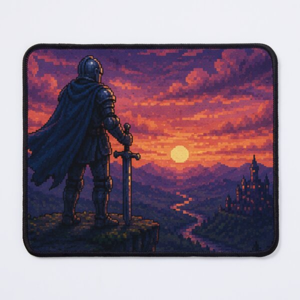Item preview, Journey Ahead - Pixel Knight And Fantasy Landscape designed and sold by Nol1ytv.
