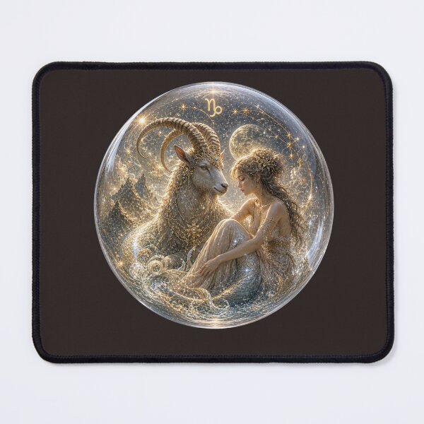 Item preview, Capricorn Celestial Goddess in Glass Orb - Unyielding Fantasy designed and sold by yoko-cd-lab.