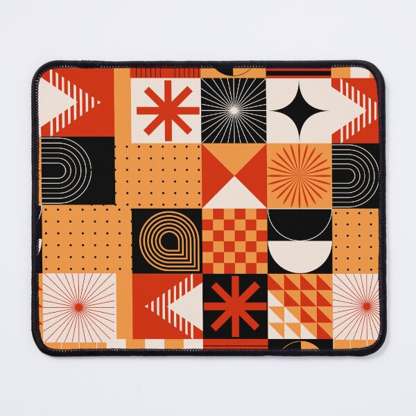 Item preview, Modern Geometric Retro Pattern Sticker designed and sold by Danisrin Finds.