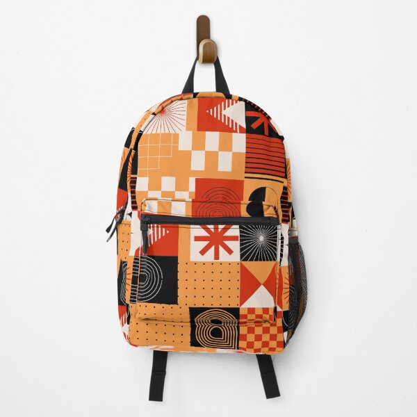 Item preview, Modern Geometric Retro Pattern Sticker designed and sold by Danisrin Finds.