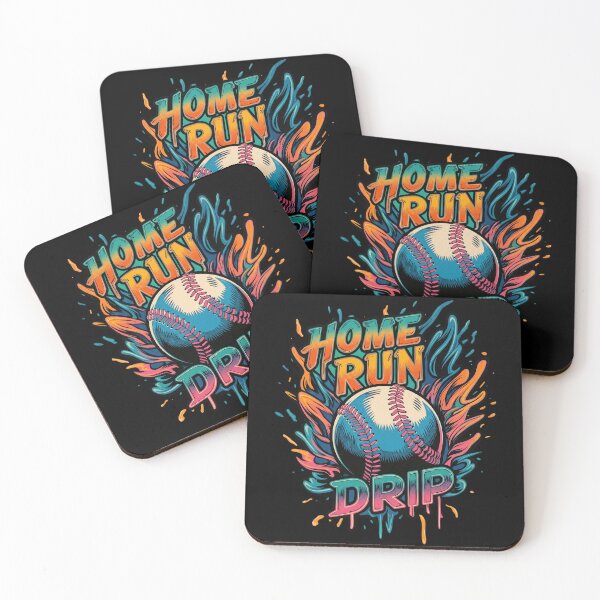 Item preview, Home Run Drip Vibrant Baseball Streetwear Vintage Comic Art designed and sold by Vermanartist.