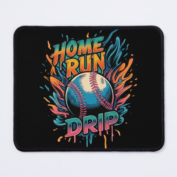 Item preview, Home Run Drip Vibrant Baseball Streetwear Vintage Comic Art designed and sold by Vermanartist.