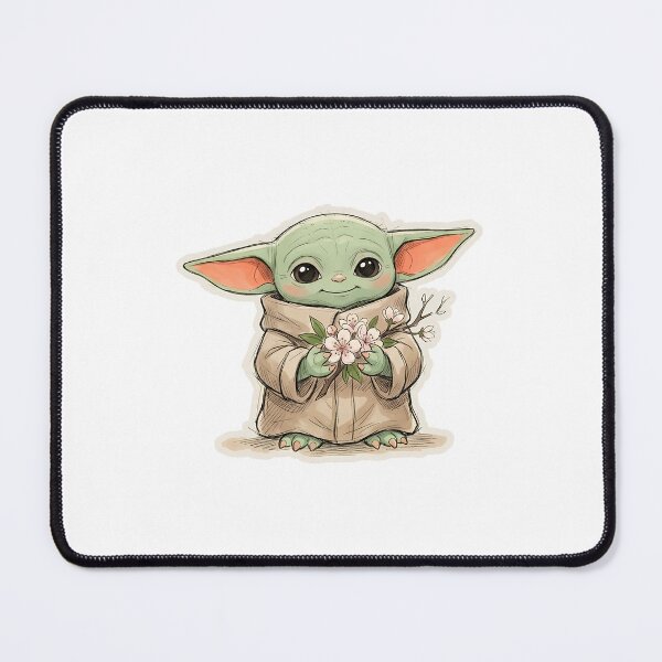 Item preview, BABY YODA PLUM BLOSSOM designed and sold by LIS AND MELIVERSO.