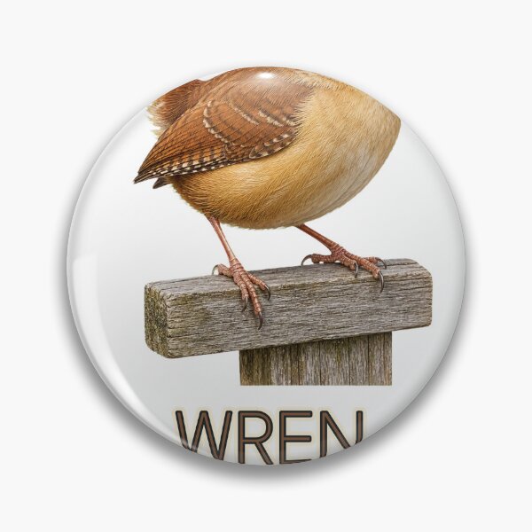 Item preview, Wren Yard Patrol - Backyard Birding Shirt designed and sold by WingedThreads.