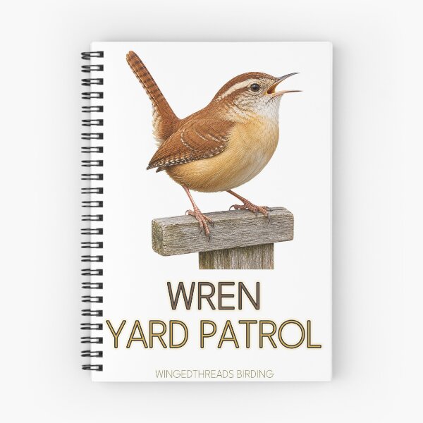 Item preview, Wren Yard Patrol - Backyard Birding Shirt designed and sold by WingedThreads.