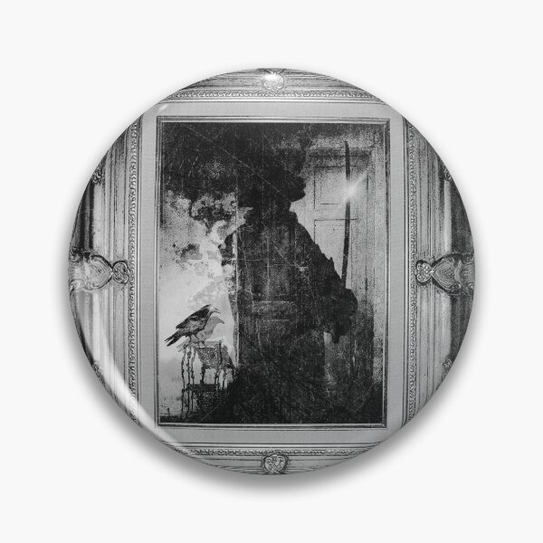 Item preview, Living Shadow Crow Gothic Victorian Dark Framed Portrait designed and sold by Ghoul Enterprises.