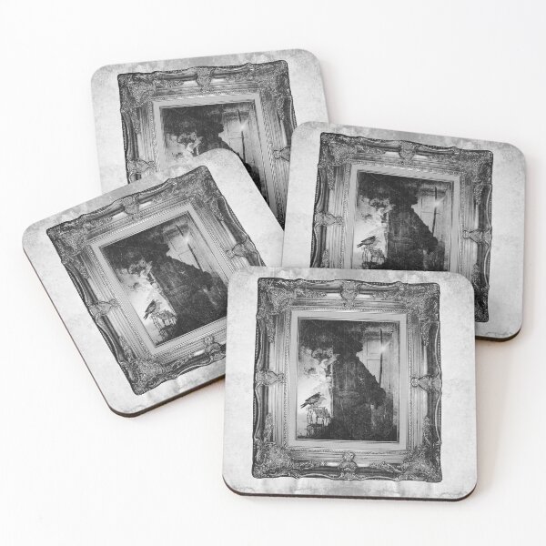 Item preview, Living Shadow Crow Gothic Victorian Dark Framed Portrait designed and sold by Ghoul Enterprises.