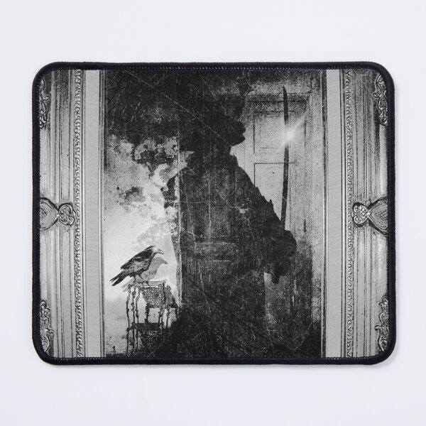 Item preview, Living Shadow Crow Gothic Victorian Dark Framed Portrait designed and sold by Ghoul Enterprises.