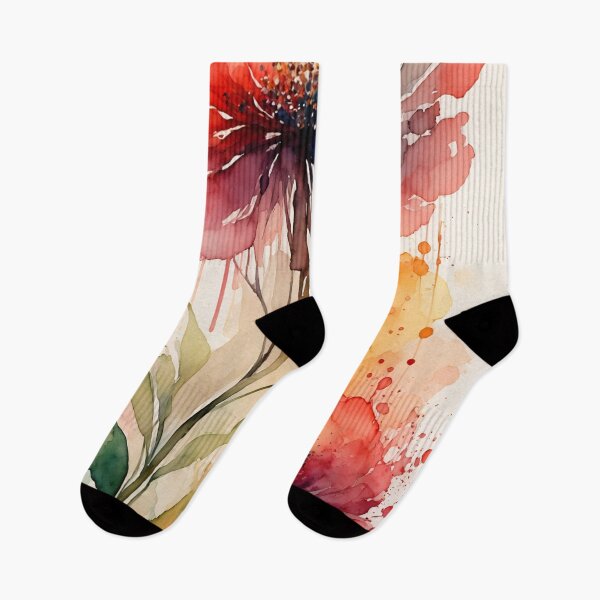 Item preview, Vibrant Watercolor Floral Bouquet Abstract Art designed and sold by brandingpro.