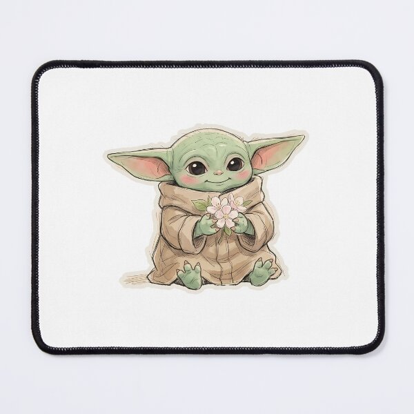 Item preview, BABY YODA APPLE BLOSSOM designed and sold by LIS AND MELIVERSO.