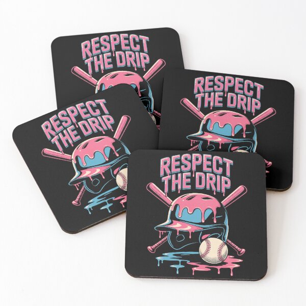 Item preview, Respect The Drip Melting Baseball Helmet Comic Art designed and sold by Vermanartist.