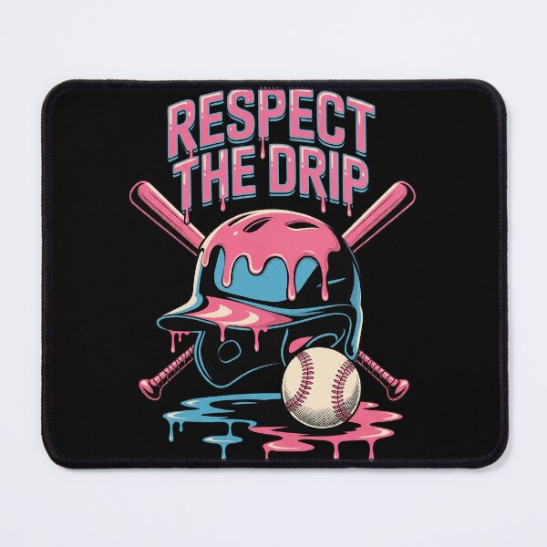 Item preview, Respect The Drip Melting Baseball Helmet Comic Art designed and sold by Vermanartist.
