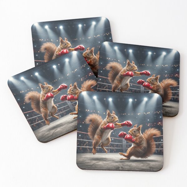 Item preview, Red Squirrels Boxing designed and sold by Tridentulus.
