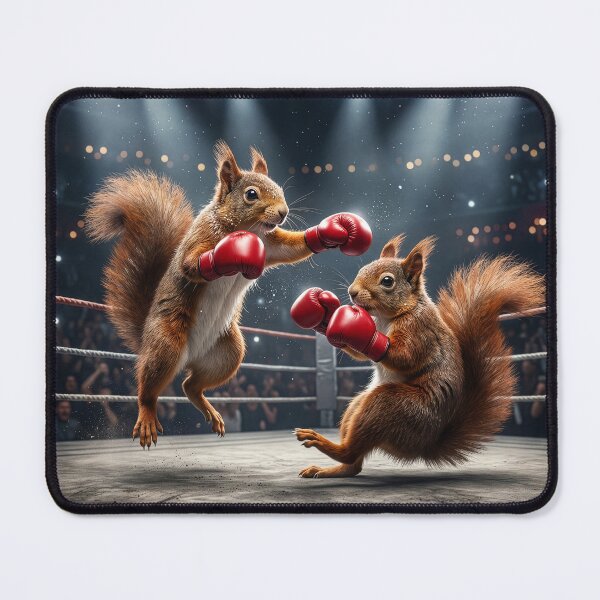 Item preview, Red Squirrels Boxing designed and sold by Tridentulus.