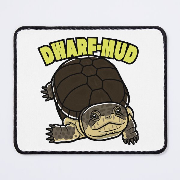 Item preview, African Dwarf Mud Turtle Japanese Pop Art designed and sold by Rie-TortoTurtle.