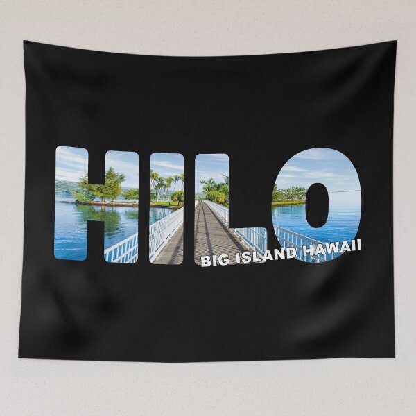 Item preview, HILO Big Island Hawaii - Perfect Day walk to Coconut Island Bridge designed and sold by Adam Gormley.