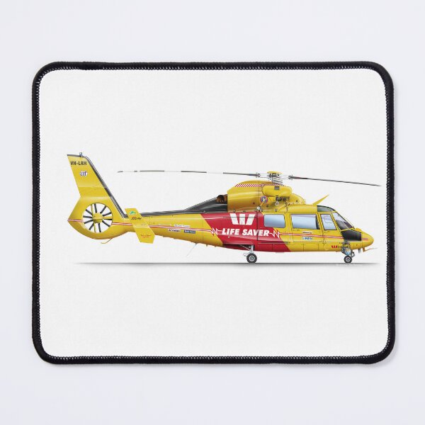 Item preview, AEROSPATIALE AS365N3 DAUPHIN 2 VH-LRH WESTPAC 2017 designed and sold by Grubby Fingers Aircraft Illustration.