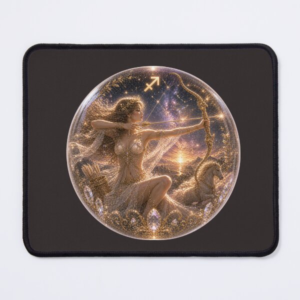 Item preview, Sagittarius Celestial Goddess in Glass Orb - Cosmic Adventure Fantasy designed and sold by yoko-cd-lab.