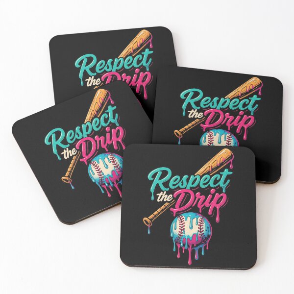 Item preview, Respect The Drip Melting Baseball Bat Hand-Drawn Doodle designed and sold by Vermanartist.
